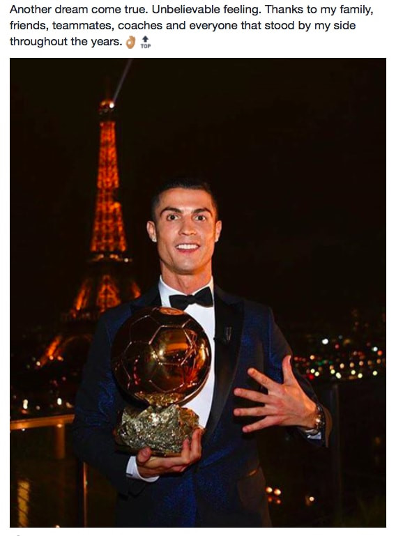 Cả khán phòng bật cười vì điều ước Giáng sinh của Ronaldo